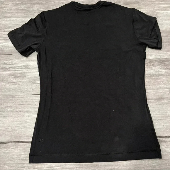 Lululemon T-Shirt Mens Small Black Performance Wicking Tee Active Gym - Picture 3 of 8